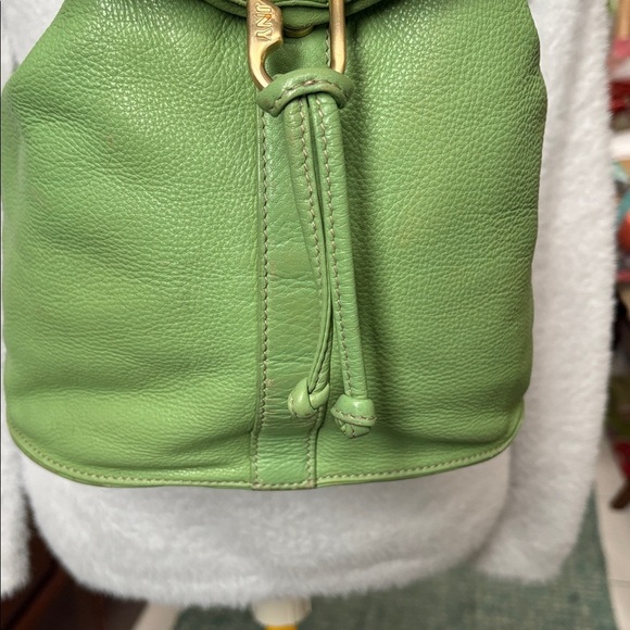 Jones New York  mini backpack shoulder bag  sling back bag  leather
Sage green main image 10